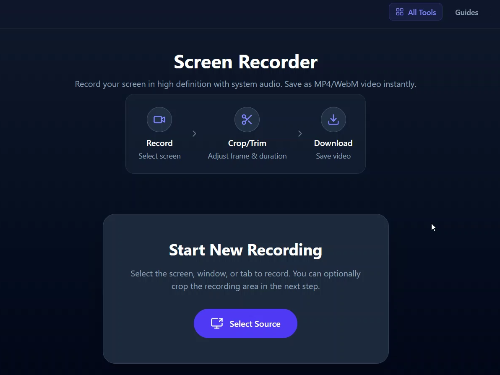 Select what to record