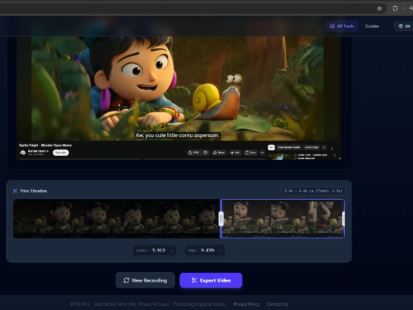 Export video